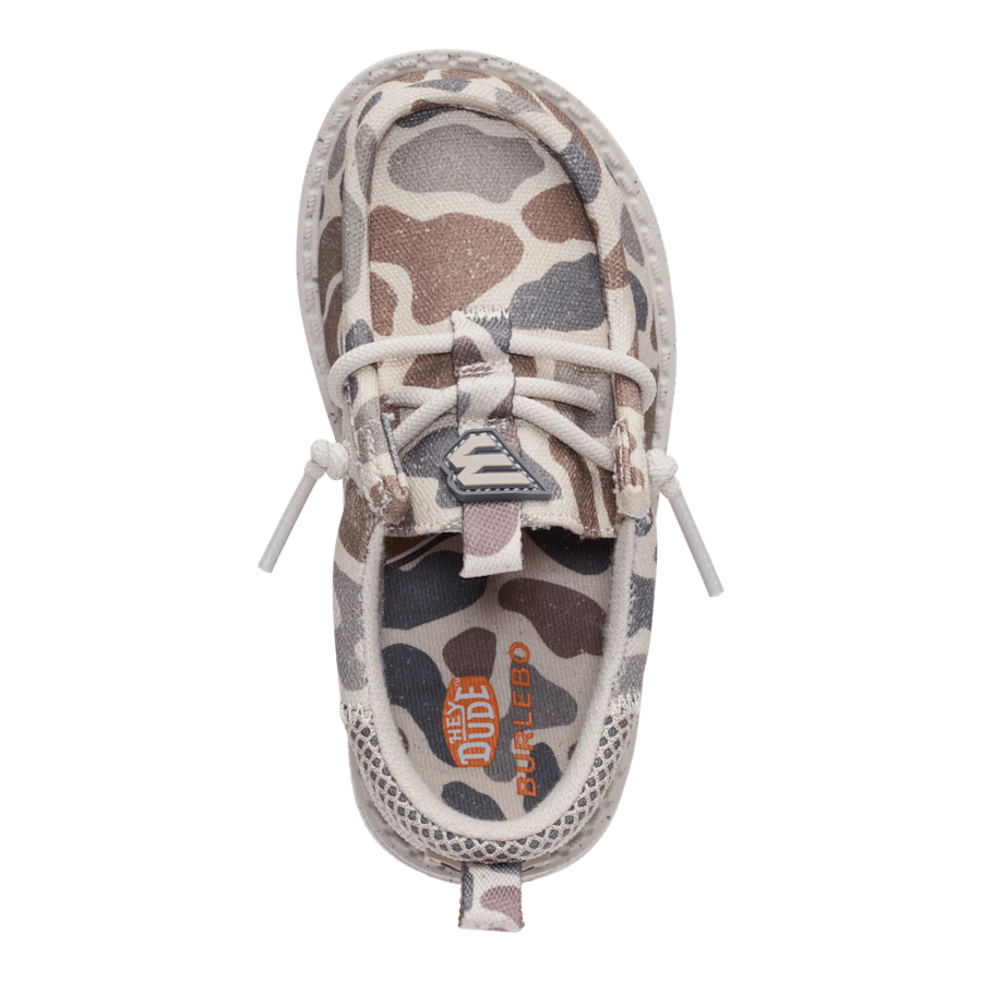 HEYDUDE X BURLEBO Wally Funk Toddler Deer Camo