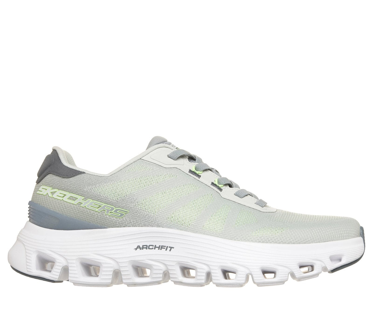 Arch Fit Glide-Step Wave - Bremet, GRAY / LIME