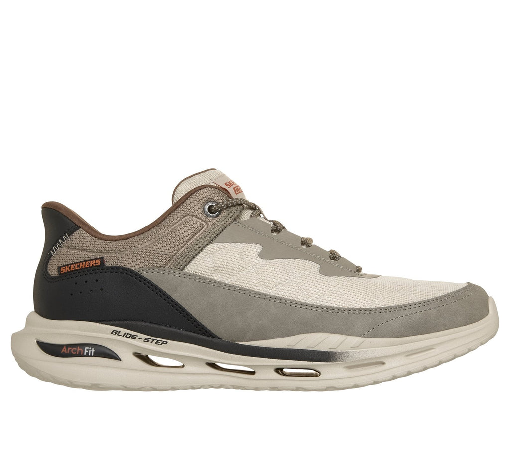 Skechers Slip-ins Relaxed Fit: Arch Fit Orvan - Cozy Fit Dante, TAUPE / NATURAL