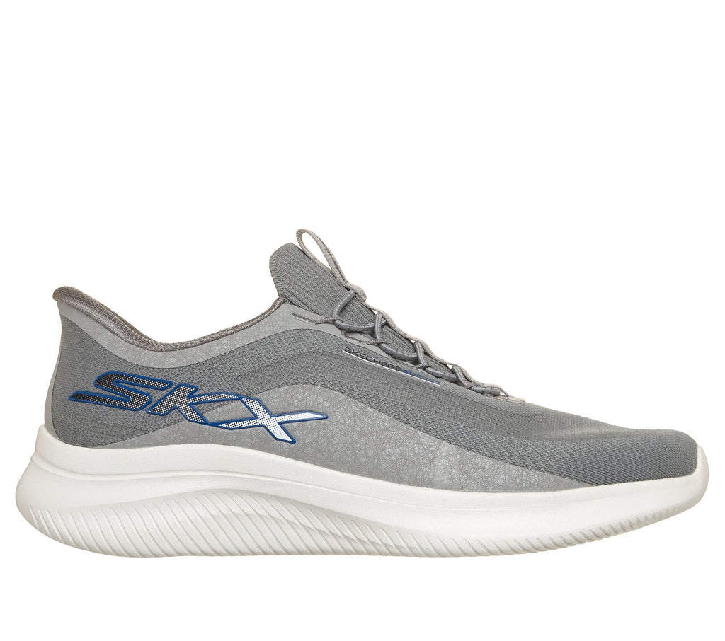 Skechers Slip-ins: Ultra Flex 4.0 - Swooner, GRAY / BLUE